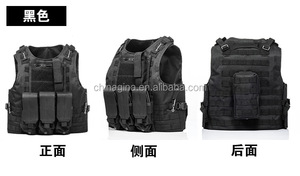 Gilet tactique Molle réglable pour femmes hommes tir en plein air avec pochette - Product Image 5