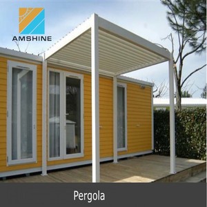 Pérgola Automática para Patio, Gazebo, Pantalla de Privacidad para Jardín, Techo con Persianas de Aluminio - Product Image 4