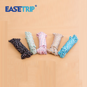 Tendedero de nailon a prueba de viento para exteriores con perchas de secado antideslizantes, organizador de ropa de plástico plegable, duradero y duradero - Product Image 2