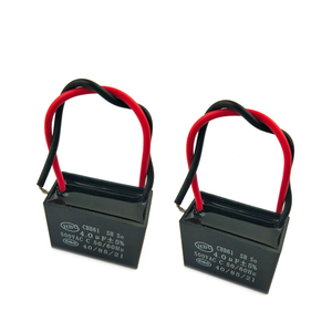 HBC Motor Run Rohs <span class=keywords><strong>300vac</strong></span> <span class=keywords><strong>Cbb61</strong></span> Condensador 6UF Ventilador <span class=keywords><strong>Cbb61</strong></span> Condensador <span class=keywords><strong>50</strong></span>/<span class=keywords><strong>60Hz</strong></span> Condensador de poliestireno - Product Image 1