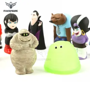 Figura de fantoche de dedo em PVC personalizada, personagem de desenho animado personalizado, figuras de fantoches de dedo macio, brinquedos de fantoche macios personalizados