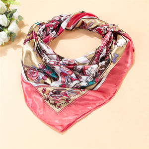 NO MOQ High Quality <strong>Silk</strong> Twill <strong>Scarf</strong> Printed Design square <strong>Head</strong> <strong>Scarf</strong> Women <strong>Sleep</strong> Hair Satin <strong>Silk</strong> <strong>Scarf</strong> - Product Image 6