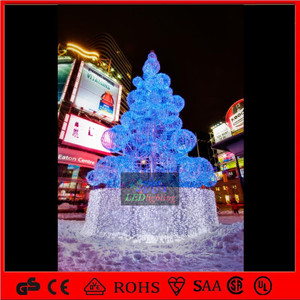 Big blue led arbre de noël décoré de balle vendre. usine en chine - Product Image 1