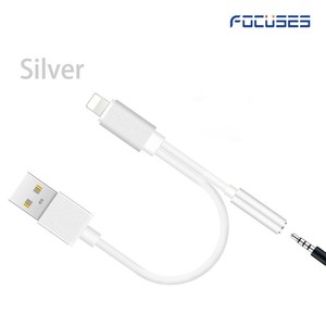 3 en 1 USB cable de datos de carga rápido y 8 Pin Audio Adaptador convertidor de auriculares para <span class=keywords><strong>el</strong></span> iPhone 7/7 más - Product Image 4