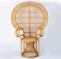 Fauteuil en Rotin Canne Paon Fait Main Nouveau Design