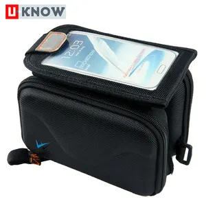 Multifunctional EVA waterproof cell phone bicycle bag with two side pockets