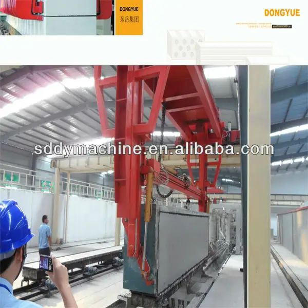 Automática do bloco de aac máquina, lightweightflyash ou areia bloco de concreto aerado máquina linha de produção