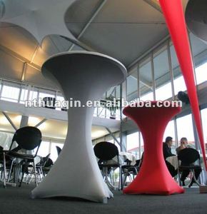 Spandex Stretch Cocktail fodera per alta tavolini da bar spandex bistro tabella di copertura per evento di festa di nozze decor - Product Image 5