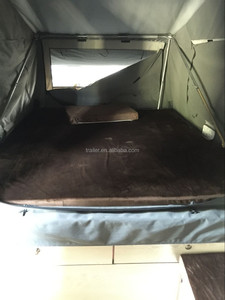 Remorque de camping en émail tout terrain, accessoire de voiture pliable de revêtement de cuisson, en émail avec <span class=keywords><strong>tente</strong></span> de 4x7x6 pieds - Product Image 3
