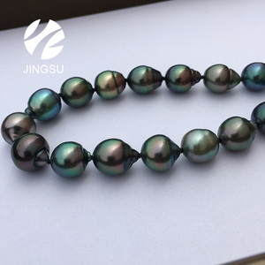<span class=keywords><strong>Collier</strong></span> traditionnel en perles de tati noire, couleur naturelle, <span class=keywords><strong>perle</strong></span> de la mer du sud, d'akoya chinois, nouvelle collection - Product Image 3