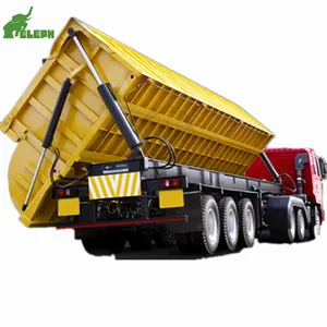 the Philippines market use Side Tipper unloading semi trailer