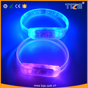 Led controlado por voz led writsband cotillón juguetes partido pulseras - Product Image 4