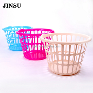 stackable cheap plastic laundry basket colorful plastic basket in wholesale