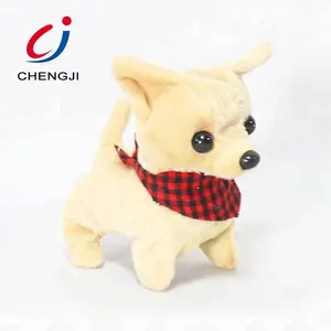 Interactive toys battery operated eco friendly electric animals funny plush toy dog for kid