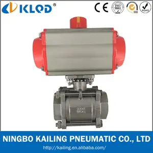 Cf8m Ball Valve Cf8m 1000 Wog Pneumatic Ball Valve For Water Treatment Model Q611F-16P