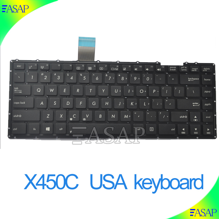 Компьютер ремонт замена клавиатура для Asus X450C X450CA X450CC X450CP X450E X450EA X450EP X450V X450LB