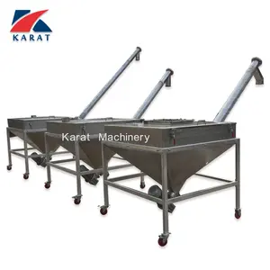 Hot Selling Screw Conveyor Grain Elevator With Hopper For Food Spice