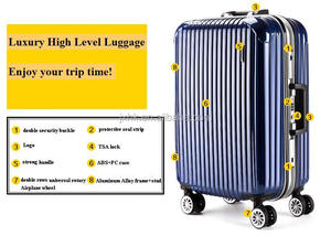 Top qualité ABS <span class=keywords><strong>Polycarbonate</strong></span> meilleur bagage coque rigide cadre en <span class=keywords><strong>aluminium</strong></span> sac à bagages Durable approuvé TSA serrure <span class=keywords><strong>valise</strong></span> de luxe - Product Image 5