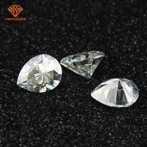 Comercio al por mayor de luz <span class=keywords><strong>verde</strong></span> pera moissanite <span class=keywords><strong>piedra</strong></span> preciosa floja - Product Image 5