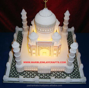 Réplique du Taj Mahal en marbre décoratif pour la maison, produit cadeau - Product Image 1