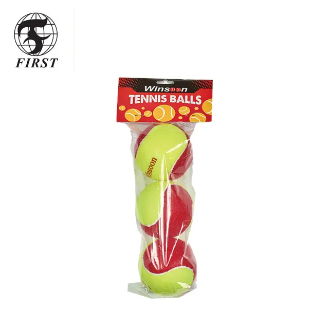 ITF Approved Brand OEM Niederdruck-Tennisball für Kinder/Kinder für Stufe 3 90cm-105cm RED75 75mm 38