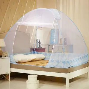 Дешевая Выдвижная палатка с москитной сеткой для двуспальной кровати