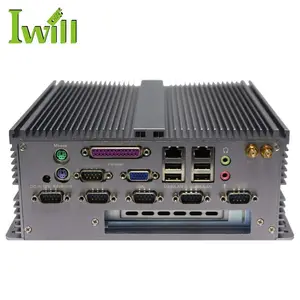 Cheap Atom D2550 Fanless Industrial Mini PC With PCI Slot