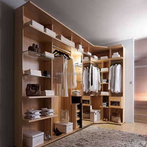 <span class=keywords><strong>Armadio</strong></span> Moderno a <span class=keywords><strong>L</strong></span> in Legno per Camera da Letto Senza Ante - Product Image 2