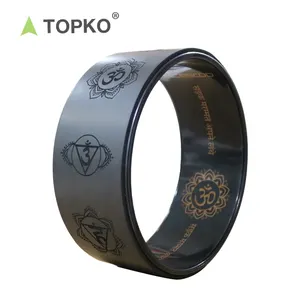 TOPKO Improve Back Bends, Deepen Practice or Release Tight Muscles pu yoga wheel