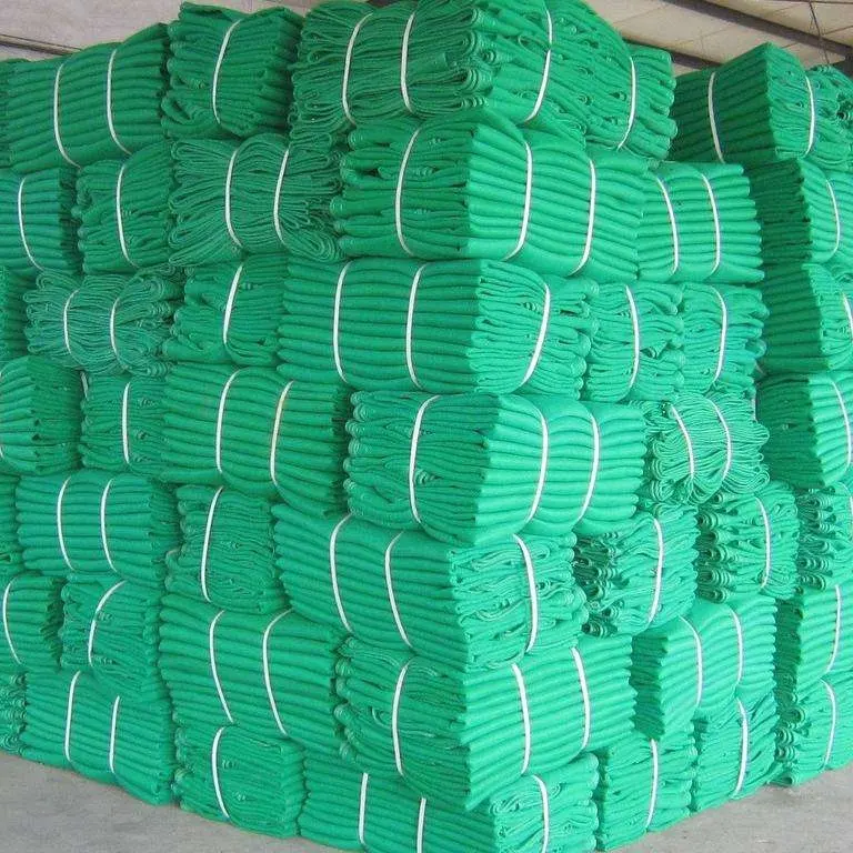 Filet d'ombrage vert pour échafaudage Filets en polyester de construction Filet de sécurité en plastique