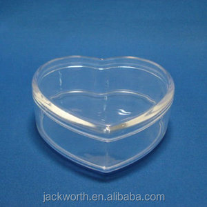 Boîte en plastique transparente en forme de cœur pour chocolats - Product Image 6