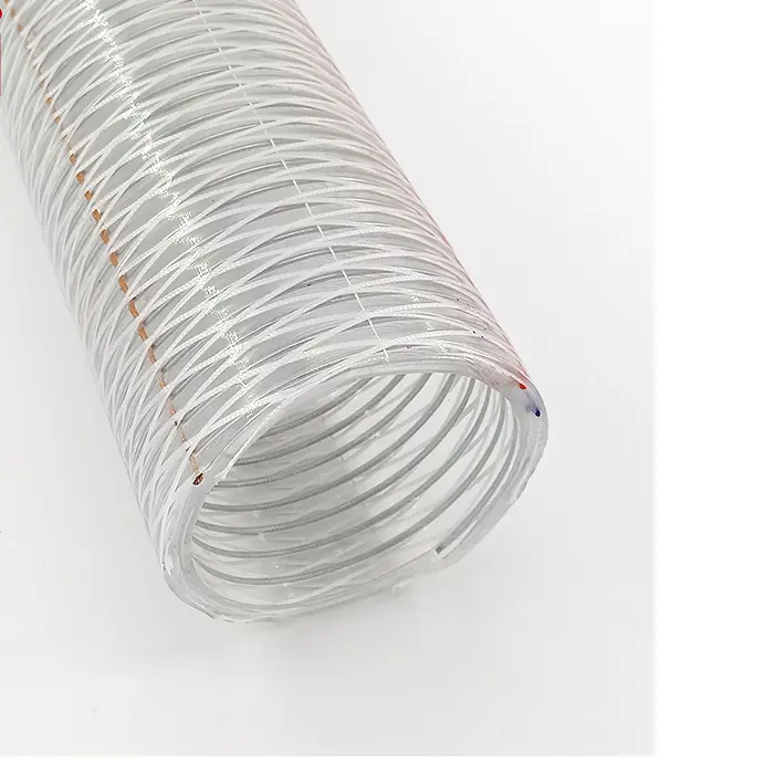 pvc steel wire reinforced net hose pvc high pressure korea spray hose manufacturer