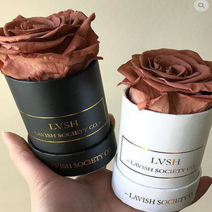 Sang Trọng Bán Buôn Tùy Chỉnh Vòng Duy Nhất Rose Bao Bì Hoa Hộp Quà Tặng <span class=keywords><strong>Mini</strong></span> <span class=keywords><strong>Hat</strong></span> Box Cho Duy Nhất Hoa - Product Image 4