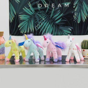 LK Feel Comfortable Wholesale Well Quality Pink Horse <span class=keywords><strong>Bode</strong></span> and Unicorn Head Soft Toy Horse for Toddler - Product Image 4
