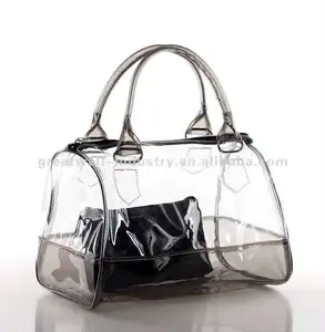 New Fashion Women Sweet Jelly Clear transparent Handbag