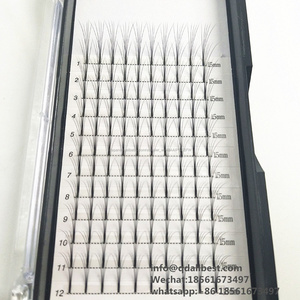 Ruso <span class=keywords><strong>de</strong></span> extensión <span class=keywords><strong>de</strong></span> pestañas volumen 5D <span class=keywords><strong>Base</strong></span> corta - Product Image 2