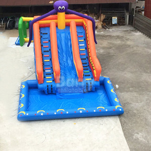 Trung Quốc Cung Cấp Máy Thổi Lên Nước Sân Chơi Công Viên Nước Thiết Bị Hồ Bơi Trượt Công Viên Để Bán - Product Image 3