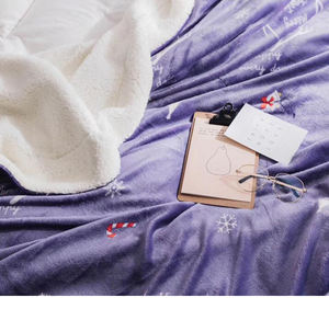 2 capas china productos 100% poliéster tejido impreso franela fleece blanket barato al por mayor - Product Image 6