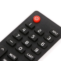 Control Remoto de TV EN-33926 de Repuesto para Hisense Smart LED TV, ABS Negro, Infrarrojo, Código Fijo