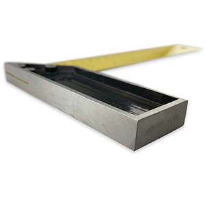 [MEASPRO] Carré d'essai en acier imprimé de 250mm avec poignée en aluminium/règle carrée/tri carré - Product Image 2