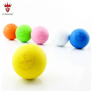 Custom natural rubber Lacrosse ball custom color lacrosse training ball