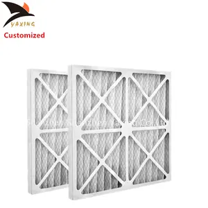 Filtro de aire acondicionado de cartón, Panel plisado, G3, G4
