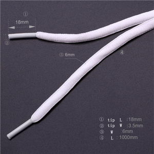 Bán Buôn Đa Màu Sắc Số Lượng Lớn Bền Dây Giày Bóng Rổ Dây Giày Hình Bầu Dục Giày Ren Hình Bầu Dục Hình Dạng Dây Giày - Product Image 3