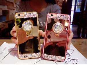 Custodia per Cellulare di Lusso con Glitter Diamantati e <span class=keywords><strong>Specchio</strong></span> per <span class=keywords><strong>iPhone</strong></span> XS XR Max <span class=keywords><strong>11</strong></span> 12 13 14 15 Mini Pro Max - Product Image 4