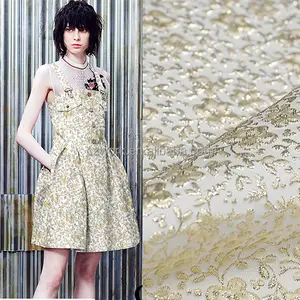 Vàng Bạc fashional new jacquard satin nylon polyester dress vải