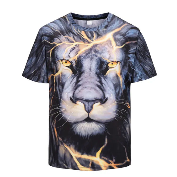 Custom T Shirt Digital T-Shirt sublimation pattern t shirt