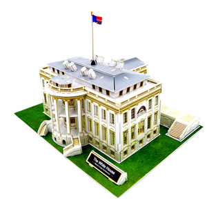Offres Spéciales Jouets 3D Jigsaw Puzzles <span class=keywords><strong>Blanc</strong></span> <span class=keywords><strong>Maison</strong></span> Bâtiment Modèle Puzzle <span class=keywords><strong>Monde</strong></span> L'architecture 3D Puzzle Pour Enfants Et adultes - Product Image 2