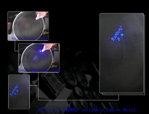 Inchiostro chiaro per timbro Pad inchiostro invisibile a infrarossi Uv invisibile inchiostro fluorescente nero tre colori schermo scatola marker uv - Product Image 6