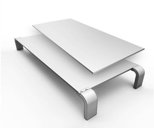 Meja Riser Monitor Komputer Aluminium