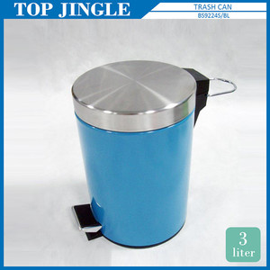 5L Oval Shape Stainless Waste <b>Bin</b> - Product Image 2